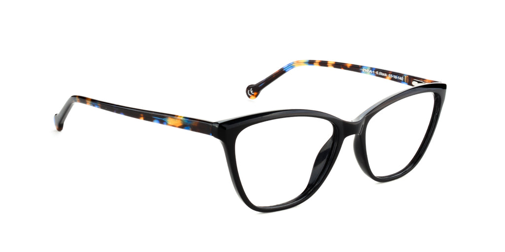 MX2145A-1 | Women | Shiny Black | Acetate Glasses