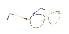 MX2160A-1 | Women | Shiny Blue | Metal Glasses