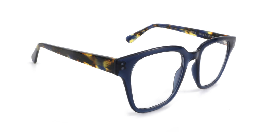 MX2261A-1 | Unisex | Shiny Blue | Acetate Glasses