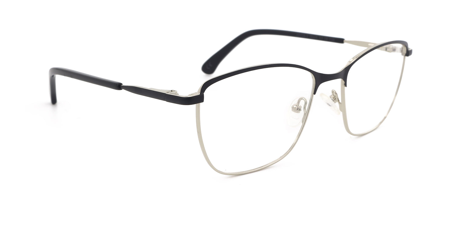MX2271A-1 | Unisex | Matte Black | Metal Glasses