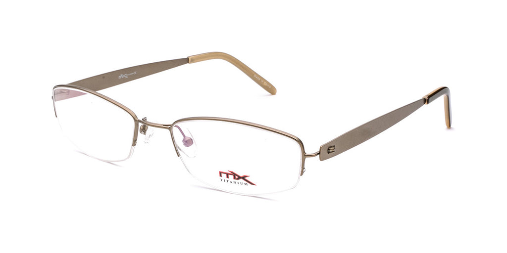 MX4002-3 | Women | Matte Brown | Titanium Glasses