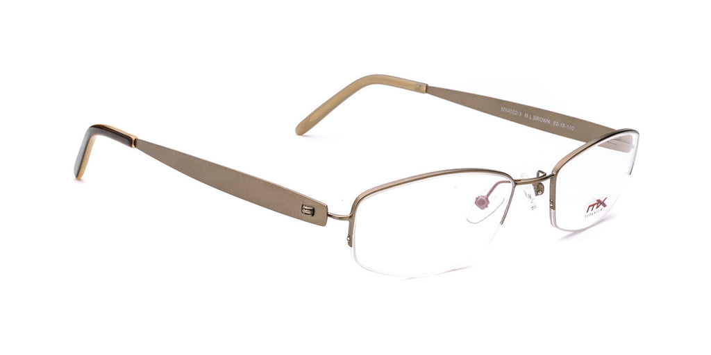 MX4002-3 | Women | Matte Brown | Titanium Glasses