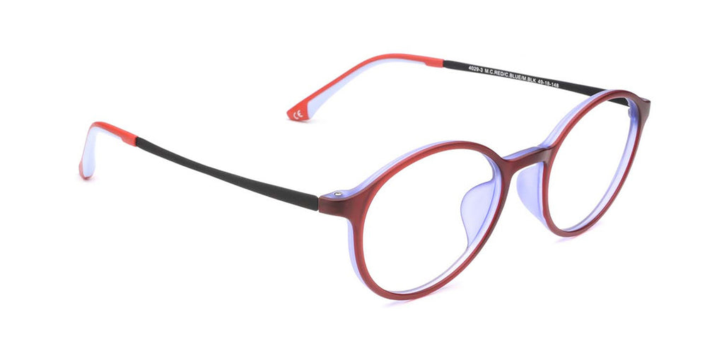 MX4029-1640-3 | Unisex | Matte Red | Beta Titanium Glasses