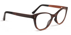 MX4713-3 | Women | Matte Brown | Wood Glasses