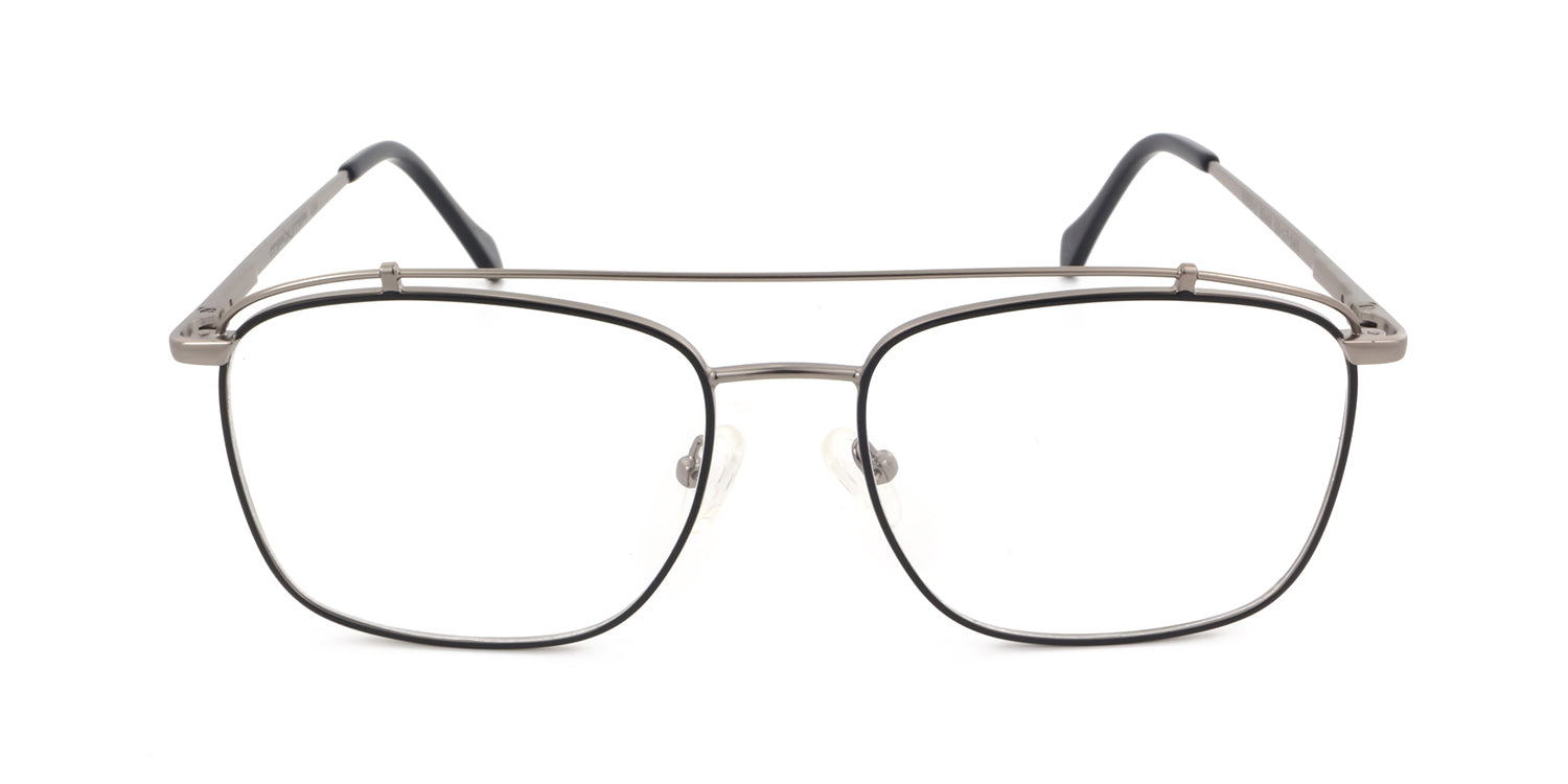 Men | Matte Black | Metal Glasses - MX9053-1