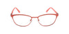 RA436-2 | Women | Matte Burgundy | Metal Glasses