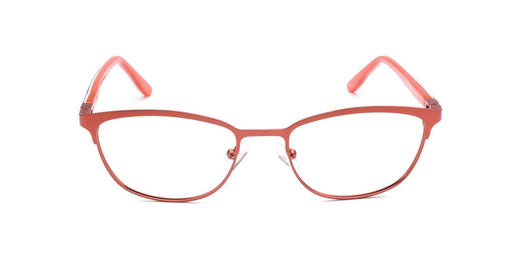 RA436-2 | Women | Matte Burgundy | Metal Glasses