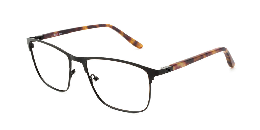 RA438-1 | Men | Matte Black | Metal Glasses