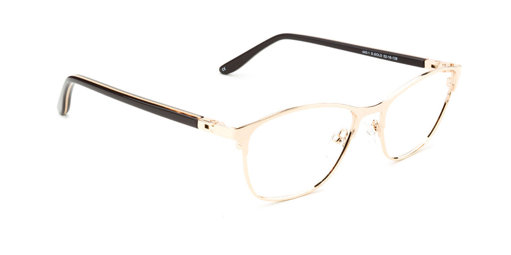 RA440-1 | Women | Shiny Gold | Metal Glasses