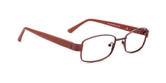 RA517-3 | Women | Matte Burgundy | Metal Glasses