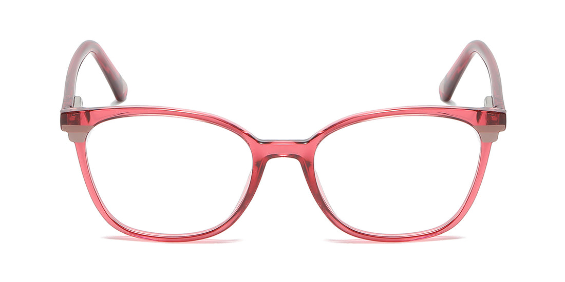 Women | Shiny Burgundy | TR-90 Glasses - RA568-2