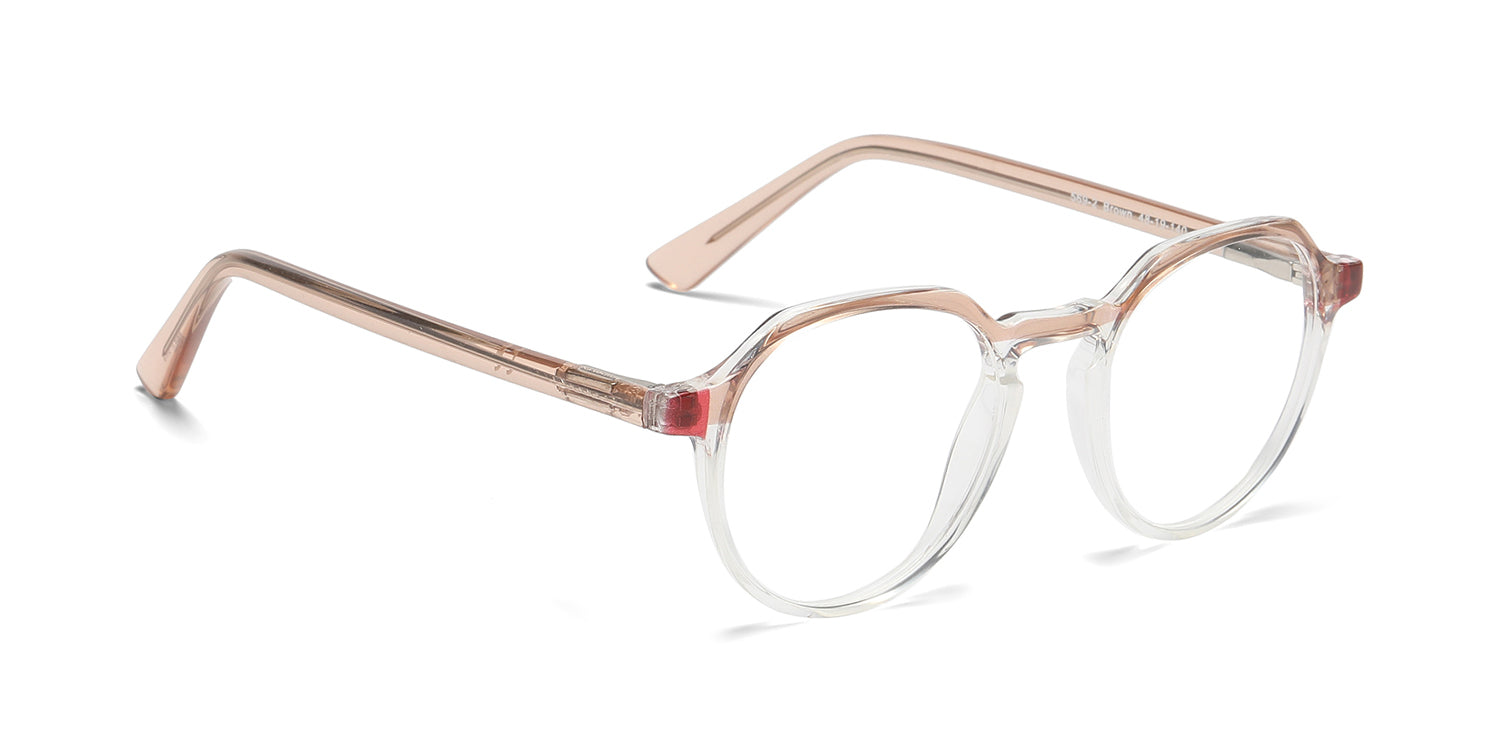 Women | Shiny Brown | TR-90 Glasses - RA569-2