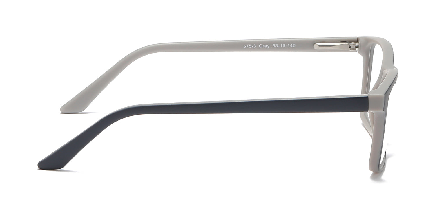 Men | Matte Gray | TR-90 Glasses - RA575-3