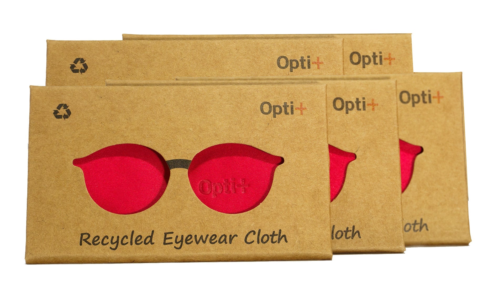 OPC-8606-1 | Sustainable Lens Microfiber 5PCS | Red