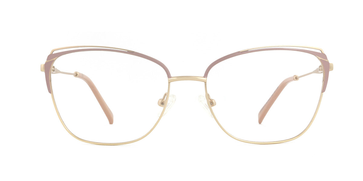 Women | Shiny Pink | Metal Glasses - MX2134A-2