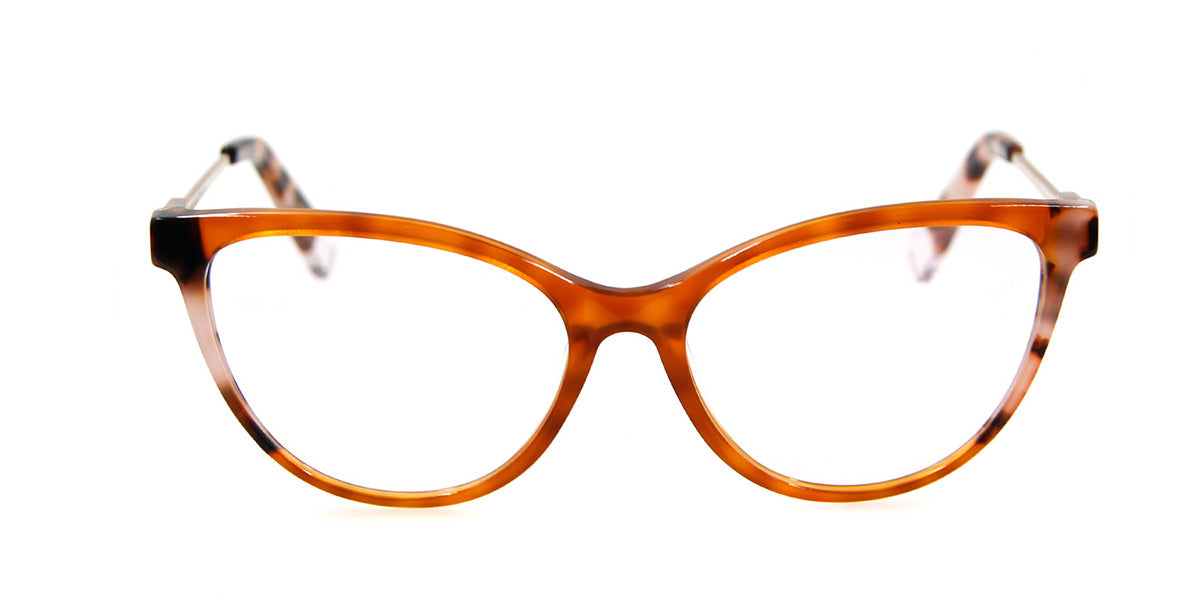 Women | Shiny Brown | Acetate Glasses - MX2138A-2