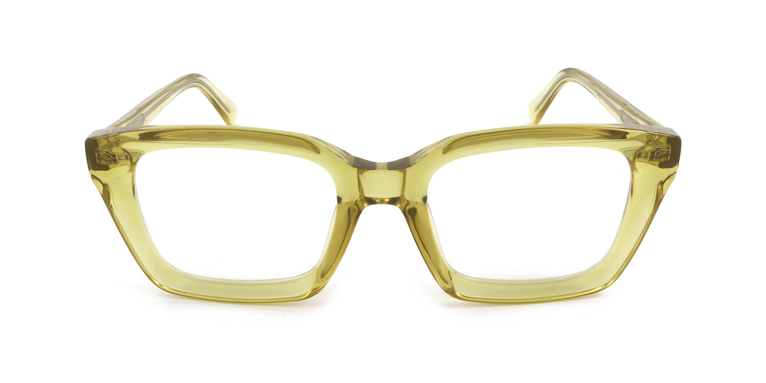 Women | Shiny Yellow | Acetate Glasses - MX2150A-2