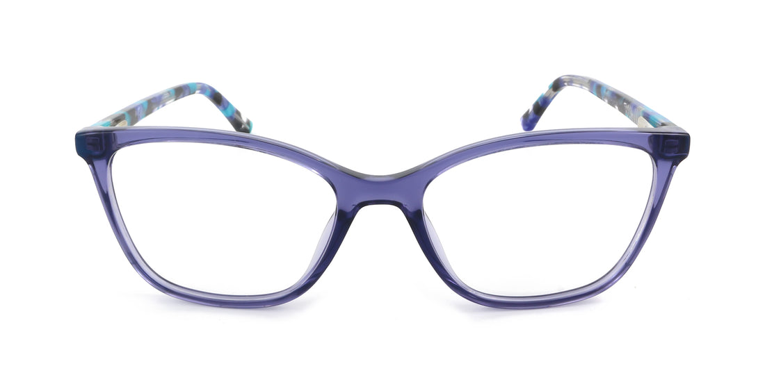 Women | Shiny Purple | Acetate Glasses - MX2153A-2