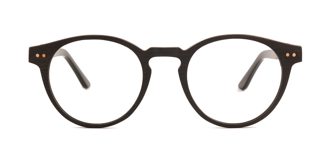 Maxima Matte Rose Wood Series Round Reading Glasses